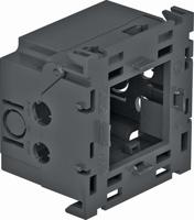 OBO Bettermann 71GD8-2 Inzetstuk voor stopcontact voor Inbouwdoos Zwart 1 stuk(s) - thumbnail