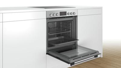 Bosch Serie 4 HEA513BS1 oven Elektrische oven 71 l Roestvrijstaal A