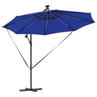 Cantilever Banana Parasol azuurblauw 294 x 294 x 248 cm - thumbnail