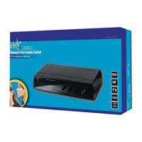 Audioswitch handmatig met 4 ingangen - thumbnail