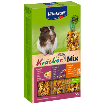 Trio mix honing/fruit 3in1 cavia Gebr. de Boon - Gebr de boon