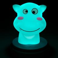 Alecto SILLY HIPPO LED nachtlampje nijlpaard blauw - SILLY HIPPO - thumbnail