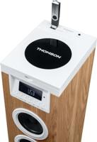 Torenluidspreker - THOMSON - Bluetooth/CD/USB/SD - Wit/Hout - 60W - FM Radio - thumbnail