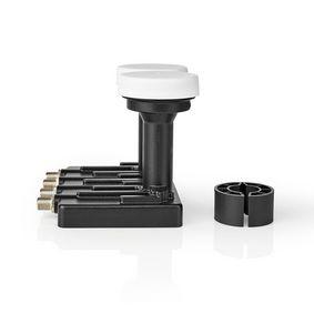 Nedis LNB | Quad Monoblock 6° | Zwart | 1 stuks - SLNBQDM60BK SLNBQDM60BK Nedis LNB | Quad Monoblock 6° | Zwart | 1 stuks - SLNBQDM60BK SLNBQDM60BK