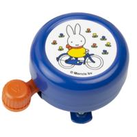 Widek Fietsbel nijntje op fiets 60 mm blauw - thumbnail