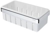 Geesa Frame Douchemand 21cm Wit / Chroom 918801-02 - thumbnail