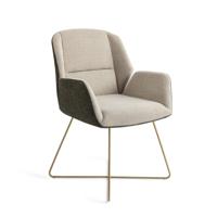 Jesper Home Eetkamerstoel 'Myoko' Cross Gold, kleur Popeye - thumbnail