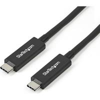 StarTech.com 1 m Thunderbolt 3 kabel, USB type C oplaadkabel, 40 Gbit/s Thunderbolt 3 kabel, USB-C naar USB-C-kabel, Thunderbolt 3 USB-C-kabel, TB3-kabel (TBLT3MM1MA) - thumbnail