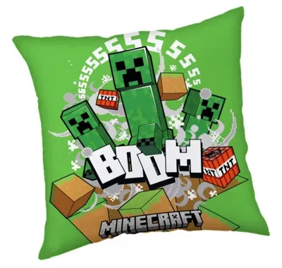 Minecraft TNT BOOM sierkussen 40X40 cm Minecraft TNT BOOM sierkussen 40X40 cm