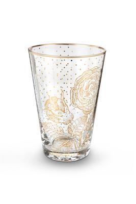 Pip Studio Royal longdrinkglas Golden Flower