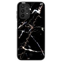 Samsung Galaxy A23 hoesje - Marmer zwart - thumbnail