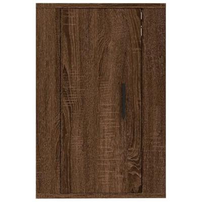 Tv-wandmeubels 2 st 40x34,5x60 cm bruin eikenkleur