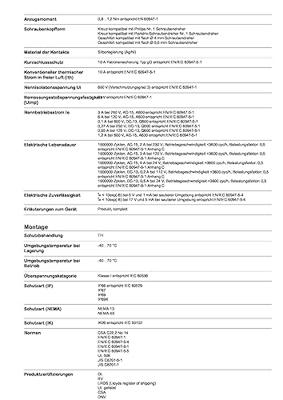Schneider Electric XB4BA51 Harmony XB4BA51 Druktoets Bedieningsknop vlak 1 knop Geel Druk-ontgrendeling 1 stuk(s)