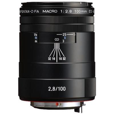 Pentax 100mm F/2.8 HD DFA ED AW Macro zwart