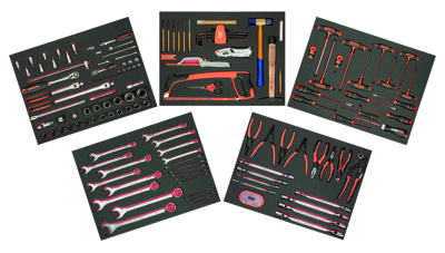 Bahco Gereedschapsset voor MRO | inclusief 5 gevulde foams - 188-delig - FF1ASET-MRO3