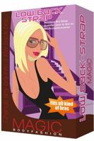 Magic lage rug bh bandjes - Low back straps - doorzichtige achterkant - thumbnail