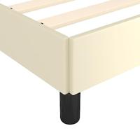 Bedframe kunstleer crmekleurig 120x200 cm - thumbnail
