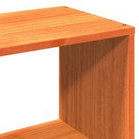 Bedframe zonder matras massief grenenhout wasbruin 100x200 cm - thumbnail
