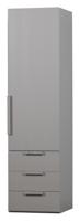 WOOOD Kledingkast 'Rens' 1-deurs, kleur Pebble Grey - thumbnail