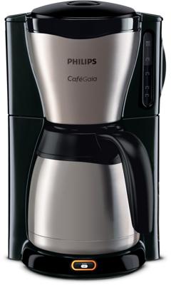 Philips Home Café Gaia HD7548/20 Koffiezetapparaat Zwart, RVS Capaciteit koppen: 15 Met thermoskan Philips Home Café Gaia HD7548/20 Koffiezetapparaat Zwart, RVS Capaciteit koppen: 15 Met thermoskan