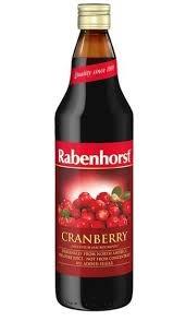 Rabenhorst Cranberrysap puur bio 750 Milliliter