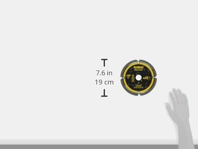 DeWALT Cirkelzaagblad voor Cementplaten | Extreme | Ø 190mm Asgat 30mm 4T - DT1472-QZ - thumbnail