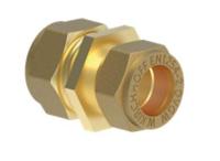 Kirchhoff Messing eindstuk, blank, 15 mm, klemfitting voor koperen buis - 989459217 - thumbnail