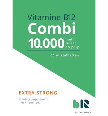 B12 Combi 10.000 met Folaat en P-5-P - 60 tabletten
