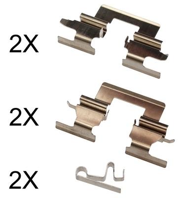 Accessoireset, schijfremblok 1608Q
