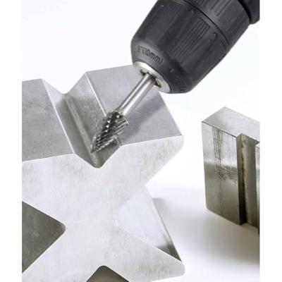 TOOLCRAFT TO-9913158 Freesstift Afmeting, Ø 10 mm Schachtdiameter 6 mm 5-delig TOOLCRAFT TO-9913158 Freesstift Afmeting, Ø 10 mm Schachtdiameter 6 mm 5-delig