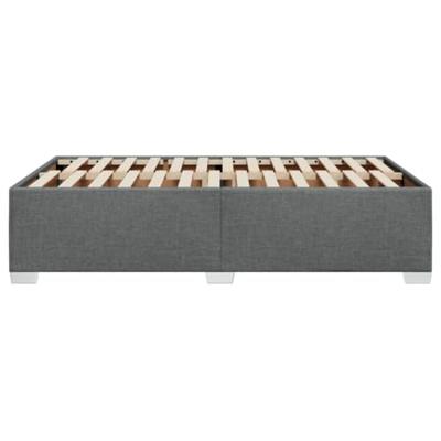 Bedframe zonder matras 120x190 cm stof donkergrijs