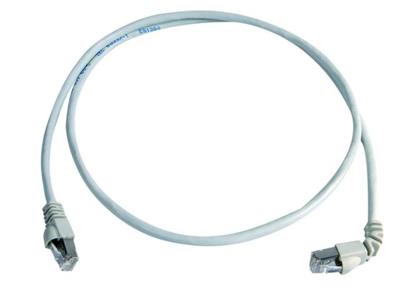 Telegärtner 100008669 RJ45 Netwerkkabel, patchkabel CAT 6A S/FTP 5.00 m Grijs Vlambestendig, Snagless 1 stuk(s)