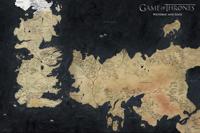Poster Game of Thrones - Westeros Map 91,5x61cm - thumbnail