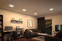 Paulmann 71000 P Atria Shine 11,2W 3000K 190x190 sz Ks LED-plafondlamp LED LED 11.2 W Zwart - thumbnail