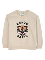 Kenzo Embroidered Tiger Sweater Kids Beige - Maat 11/12 jaar - Kleur: Beige | Soccerfanshop - thumbnail