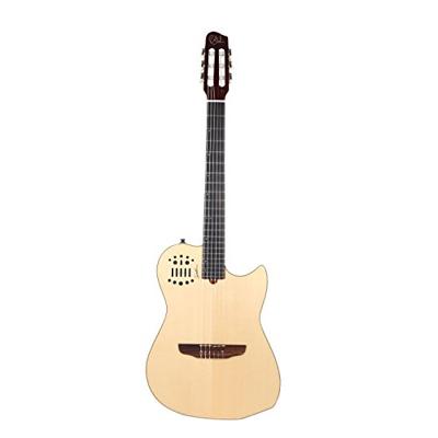 Godin Multiac Nylon Natural HG elektrisch-akoestische klassieke gitaar met gigbag - thumbnail