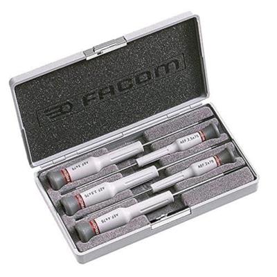 Facom Micro-Tech® Schroevendraaierset | Voor Sleufschroeven | 5-delig - AEF.J2 Facom Micro-Tech® Schroevendraaierset | Voor Sleufschroeven | 5-delig - AEF.J2