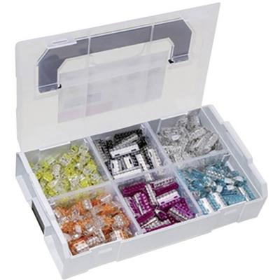 HellermannTyton 148-90046 Helacon Assortiment verbindingsklemmen Flexibel: 1-2.5 mm² Massief: 0.5-2.5 mm² Aantal polen: 2, 3, 4, 5, 6, 8 350 stuk(s) HellermannTyton 148-90046 Helacon Assortiment verbindingsklemmen Flexibel: 1-2.5 mm² Massief: 0.5-2.5 mm² Aantal polen: 2, 3, 4, 5, 6, 8 350 stuk(s)