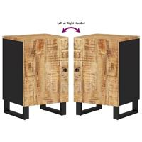 Badkamerkast 38x33x58 cm massief mangohout - thumbnail