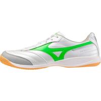 Mizuno Morelia Sala Pro Zaalvoetbalschoenen (IN) Zilver Felgroen - thumbnail