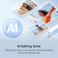 Insta360 Flow 2 Pro Standaard 3-assige opvouwbare stabilisator wit - thumbnail