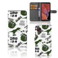 Telefoonhoesje | Met pasjeshouder | voor Samsung Galaxy Xcover 5 Dinosaurus - thumbnail