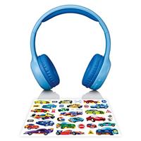 Lenco HPB-110BU Over Ear koptelefoon Bluetooth Blauw - thumbnail