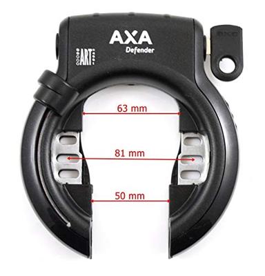 Axa defender ringslot zwart 50mm art-2