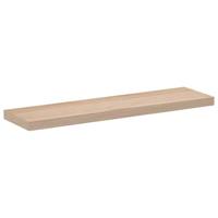 Wandschap 90x23,5x4 cm bewerkt hout - thumbnail
