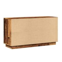 Dressoir 102x35x55 cm bewerkt hout oud houtkleurig - thumbnail