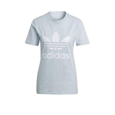 adidas Originals / t-shirt Trefoil in blauw adidas Originals / t-shirt Trefoil in blauw