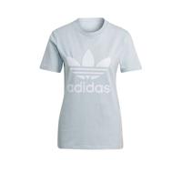 adidas Originals / t-shirt Trefoil in blauw - thumbnail