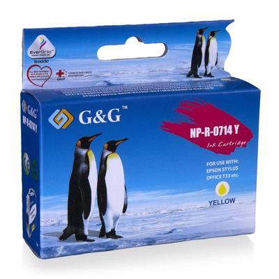 G&G Cartridge compatible met Epson T0714 Geel G&G Cartridge compatible met Epson T0714 Geel