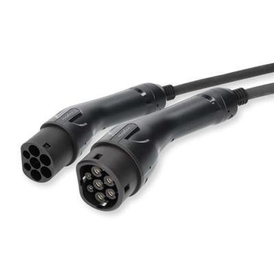 Nedis Kabel voor elektrische voertuigen | Cable Type 2 | 32 A | 22000 W | 3-fasen | 5.00 m | Zwart | Gift Box - EVCA22KWBK50